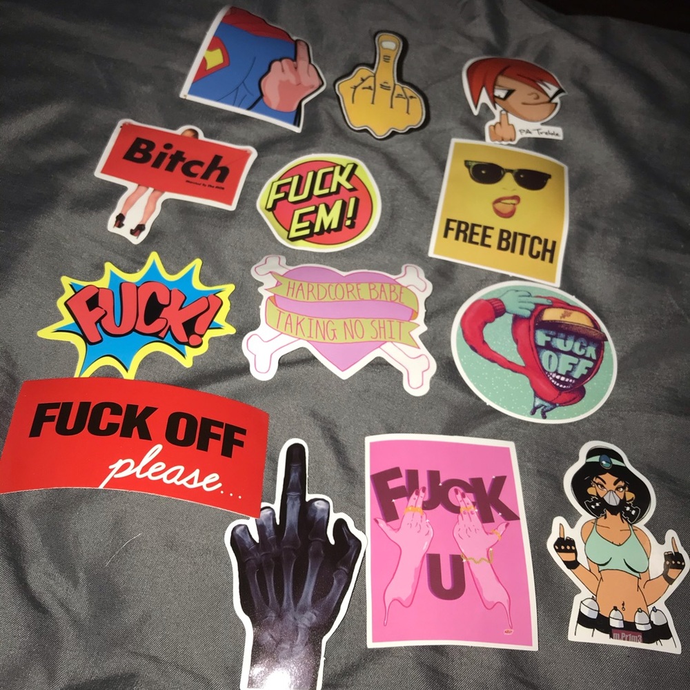 Explicit Stickerbomb Stickers Lot of 13